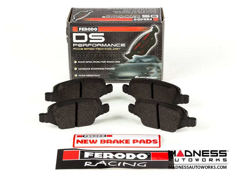 FIAT 500 Brake Pads DS Performance by Ferodo Rear 500 MADNESS
